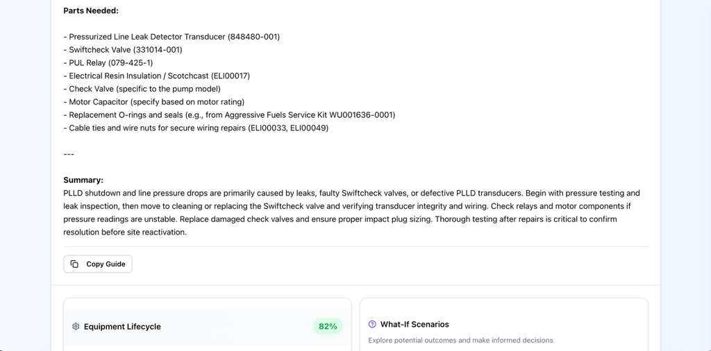 Parts & Fix Intelligence